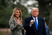 Tổng thống Mỹ Donald Trump và Đệ nhất phu nhân Melania (Ảnh: Reuters).