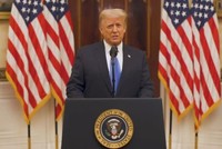 Tổng thống Mỹ Donald Trump phát biểu ngày 19/1. Nguồn: Reuters.