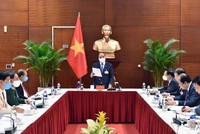 Cuộc họp được tổ chức tại Trung tâm Hội nghị Quốc gia Mỹ Đình - Ảnh: VGP.