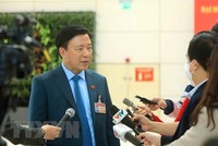 Bí thư Tỉnh ủy Hải Dương Phạm Xuân Thăng trả lời phỏng vấn. (Nguồn: TTXVN).