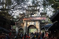 Hình ảnh trong ngày khai hội chùa Hương - Xuân Canh Tý 2020. (Ảnh: Thanh Tùng/TTXVN).