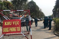 Khu vực chung cư Ehome 4, đường Vĩnh Phú 41, khu phố Hòa Long, phường Vĩnh Phú, thành phố Thuận An, tỉnh Bình Dương. (Ảnh: Văn Hướng/TTXVN).