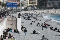 Thành phố Nice có thể sắp phong tỏa vào cuối tuần. (Ảnh: Nice Matin).