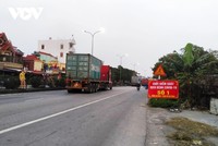 Xe vận chuyển hàng hóa từ Hải Dương và các địa phương có thể vào Hải Phòng nêu đáp ứng đầy đủ các quy định về phòng chống dịch bệnh.