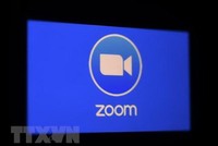 Biểu tượng ứng dụng Zoom. (Ảnh: AFP/TTXVN).