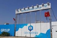 Dự án Gem Riverside tại quận 2, TP.HCM ngưng trệ vài năm nay, chôn vốn của DXG cả ngàn tỷ đồng.