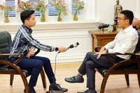 Tổng giám đốc HOSE - Lê Hải Trà trả lời phóng viên Bản tin Tài chính Kinh doanh về tình trạng nghẽn lệnh.