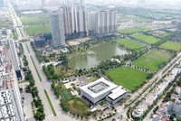 Hiện nay, quỹ đất còn lại để triển khai tiếp tại dự án Khu đô thị Ngoại giao đoàn của Hancorp không còn nhiều. Ảnh: Dũng Minh.