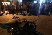 Hiện trường vụ tai nạn.