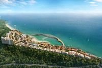 Shophouse The Center tọa lạc ngay tâm mạch thị trấn Địa Trung Hải, Nam Phú Quốc.