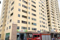 Nghệ An: Kịp thời khống chế đám cháy tại tầng 3 chung cư Trường Thịnh