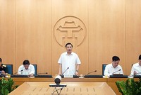 Ông Chử Xuân Dũng phát biểu chỉ đạo tại phiên họp trực tuyến.