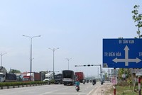 Một đoạn vành đai 3 Tp.HCM qua Bình Dương.