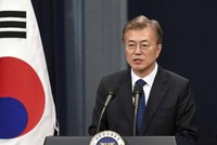 Tổng thống Hàn Quốc Moon Jae-in. Ảnh: The Nation.