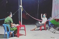 Chính quyền và ngành chức năng huyện Ngọc Lặc tiến hành truy vết ngay trong đêm.