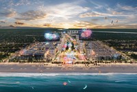 Trục đại lộ dài 2,6km, rộng tới 120m tại Sun Grand Boulevard sẽ là đại lộ lớn bậc nhất Việt Nam, sánh ngang với những trục đại lộ trung tâm sầm uất bậc nhất thế giới.