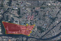 Vị trí khu phố 2, phường 16, quận 8, nơi được đề xuất áp dụng Chỉ thị 16.