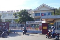 Bệnh viện Đa Khoa tỉnh Bình Thuận sáng ngày 24/6.