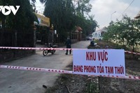 Một phần thị trấn Chơn Thành bị phong tỏa do có ca mắc Covid-19.