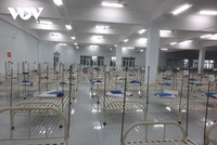 Khu giường bệnh phục vụ bệnh nhân Covid-19.