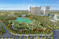 Tổ hợp hạng A The Matrix One nằm đối diện công viên 14 ha xanh mát.