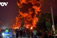 Hiện trường vụ cháy.