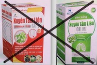 Bộ Y tế đã có cảnh báo về 2 sản phẩm xuyên tâm liên giả mạo công dụng phòng chống COVID-19.