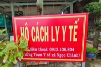Xã Ngọc Chánh, huyện Đầm Dơi đang tăng cường công tác phòng chống dịch Covid-19.