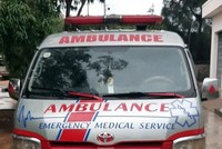 Phương tiện giống xe cứu thương mà N. đã dùng để di chuyển đi nhiều nơi (Ảnh: CACC).