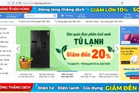 Ba chuỗi bán lẻ MWG vào top website thương mại điện tử được truy cập nhiều nhất