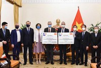 Việt Nam nhận 1,5 triệu liều vaccine Covid-19 do Pháp và Italy trao tặng