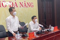 Ông Nguyễn Văn Quảng, Bí thư Thành ủy Đà Nẵng phát biểu tại cuộc họp giao ban Ban Chỉ đạo phòng chống dịch thành phố chiều 15/9.