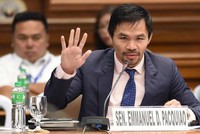 Huyền thoại quyền anh Pacquiao sẽ tranh cử Tổng thống Philippines. Ảnh: Guardian.