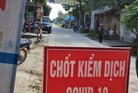 Một chốt kiểm dịch ở Hưng Yên. (Ảnh: ncov.moh.gov.vn).