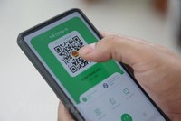 Người dùng có thể nâng cấp ứng dụng Bluezone thành PC-Covid. (Ảnh: Minh Sơn/Vietnam+).