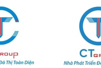 Logo cũ (bên trái) và Logo mới (bên phải) của CT Group.