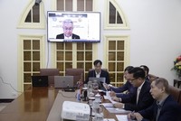 Hội thảo tại điểm cầu BHXH Việt Nam.