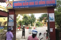 Tiếp tục cách ly y tế tập trung F1 tại trường mầm non xã Hồng Quang.