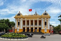 Nhà hát Lớn Hà Nội. (Ảnh: Lê Minh Sơn/Vietnam+).