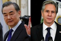 Ngoại trưởng Trung Quốc - Vương Nghị và Ngoại trưởng Mỹ - Antony Blinken. (Ảnh: Reuters).