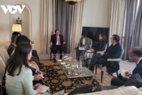 Thủ tướng Chính phủ Phạm Minh Chính đã tiếp bà Aurélia Nguyen, Giám đốc điều hành Chương trình Tiếp cận vaccine toàn cầu COVAX.