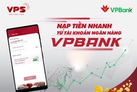 VPS - Công ty chứng khoán đầu tiên triển khai tính năng nạp tiền vào tài khoản chứng khoán từ VPBank ngay trên ứng dụng SMARTONE của mình