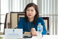 Bà Phạm Thị Thế, Cố vấn Hội đồng quản trị CTCP Xây dựng 1369 chia sẻ tại Tọa đàm.