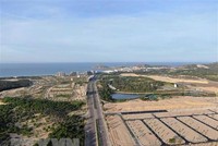 Một góc Khu kinh tế Nhơn Hội, Bình Định. (Ảnh: Phạm Kha/TTXVN).