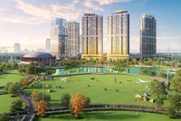 The Matrix One nằm đối diện công viên 14 ha xanh mát.