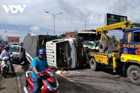 Hiện trường một vụ TNGT.