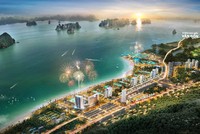 Năm 2021, CEO Group ra mắt nhiều sản phẩm bất động sản gây tiếng vang trên thị trường (Ảnh phối cảnh dự án Sonasea Vân Đồn Harbor City).