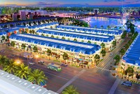 Phối cảnh khu đô thị 5F Capella tọa lạc ngay trung tâm phát triển của thị xã Tân Uyên.