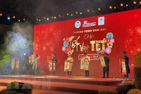 Lễ hội Tết Việt lần 3 năm 2022 chú trọng quảng bá những giá trị văn hóa truyền thống của dân tộc Việt và điểm đến du lịch hấp dẫn tại Thành phố Hồ Chí Minh. (Ảnh: Mỹ Phương/TTXVN).