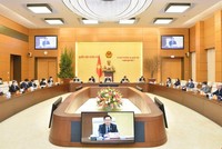 Một phiên họp của Uỷ ban Thường vụ Quốc hội.